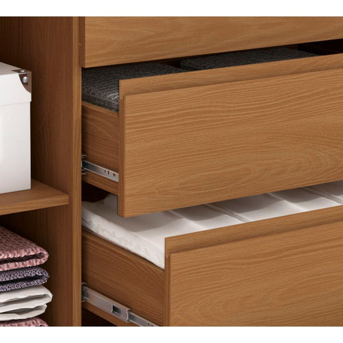 Cômoda Kappesberg 4 Gavetas 1 Porta R260 Cor Canela