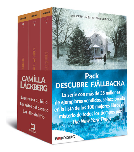 Pack Los Crimenes De Fjallbacka, De Läckberg, Camilla. Los Crímenes De Fjällbacka, Vol. 3. Editorial Embolsillo, Tapa Blanda En Español