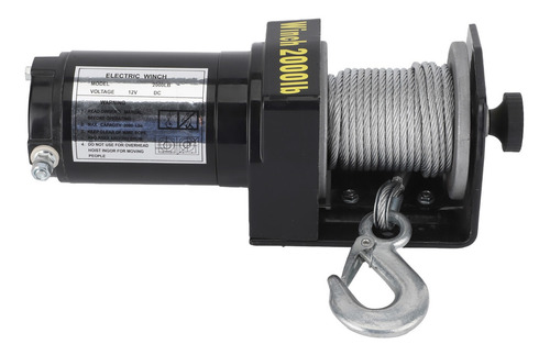 Imagen 6 de 9 de 12v Cabrestante Eléctrico 2000lbs Capacidad De Carga Control