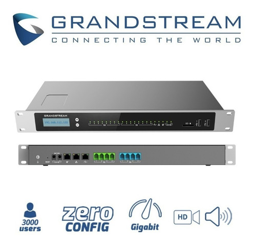 Central Telefónica Ip Pbx Grandstream Ucm6304a 4fxo 4fxs Lan