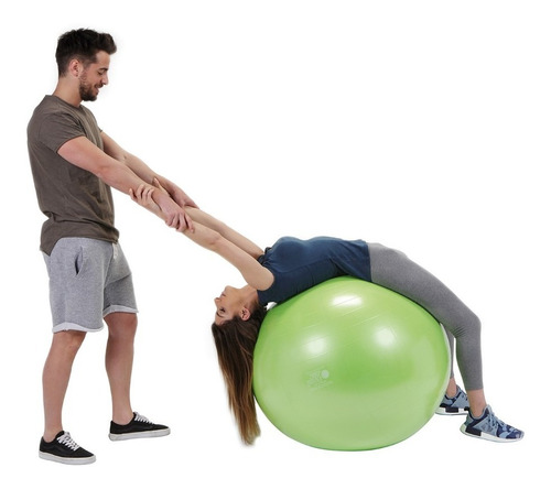 Bola 75cm Gymnic Plus Verde Bola Suiça Pilates Funcional