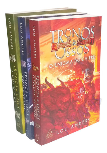 Trilogia Tronos E Ossos Lou Anders Ficção Juvenil