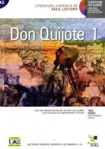 Don Quijote De La Mancha 1 Nível A2 Livro+cd/sgel