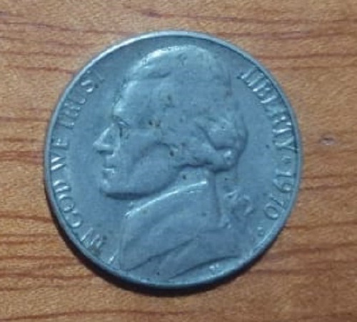 5 Centavos De Dólar 1970