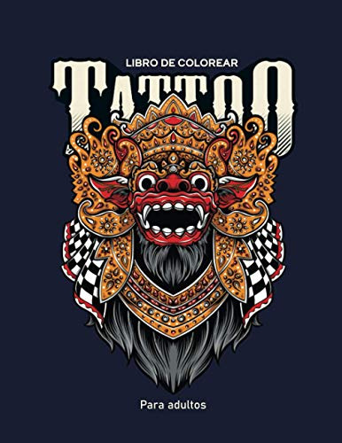 Libro De Colorear Tattoo Para Adultos: 50 Ilustraciones Para