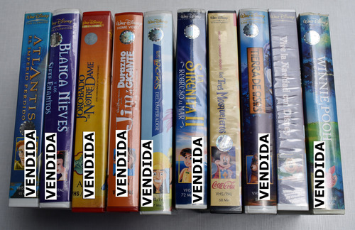 Películas Vhs Originales, Disney Y Otras - Ver Descripcion (Usado)