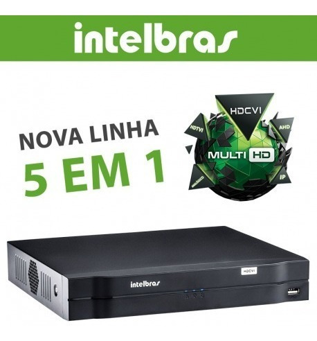 Dvr Intelbras 8 Canais Mhdx 1108 + Hd Purple Wester D. 1tb