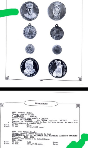 Medalla De Plata De Sinaloa General Antonio Rosales (Usado)