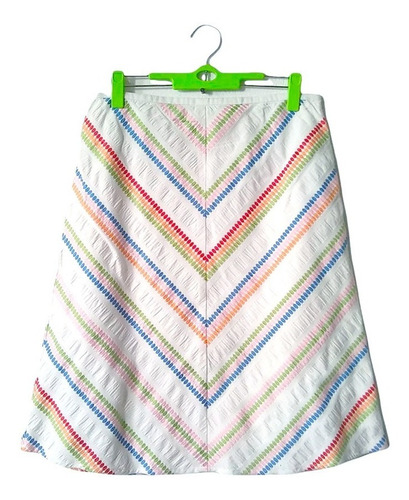 Falda Vintage Patrón Chevron Talbots