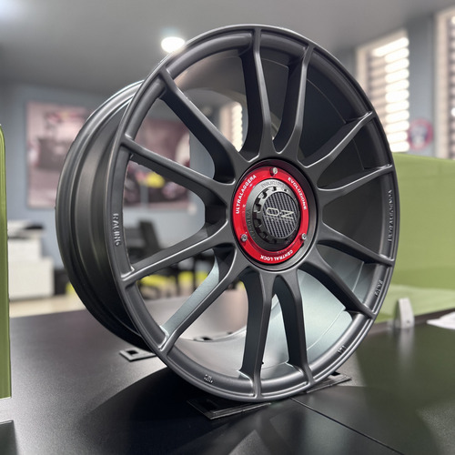 Juego De 4 Rines 17x7.75 4-100/114.3 699 Oz Racing Grises