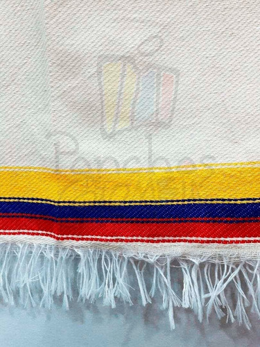 Imagen 3 de 4 de Poncho Artesanal Bandera Pasión