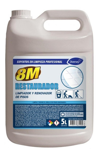 Restaurador De Pisos Multiaccion 8m X 5 Lts Scm