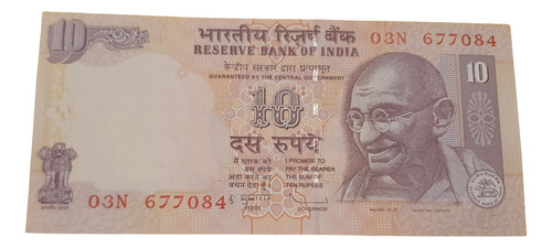 India 10 Rupias Billete Coleccion 2009 Sin Circular Unc