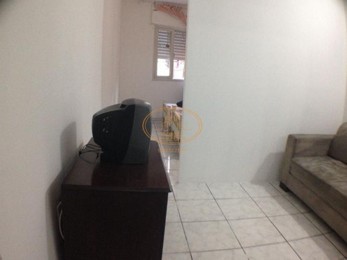 Apartamento Com 1 Dormitório(s) Localizado(a) No Bairro Itararé Em São Vicente / São Vicente - 6106