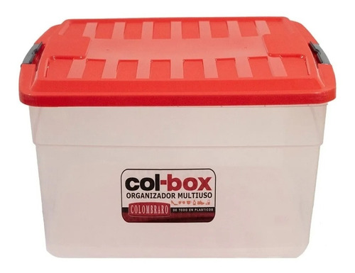 Caja Organizadora Plastica 15lts Colombraro Argenshop