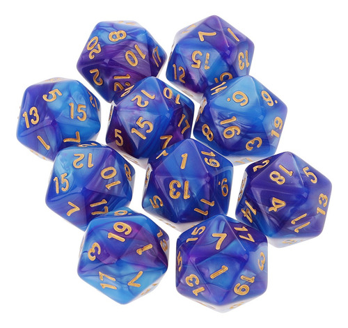 Dungeons And Dragons Dice Games Blue Purple