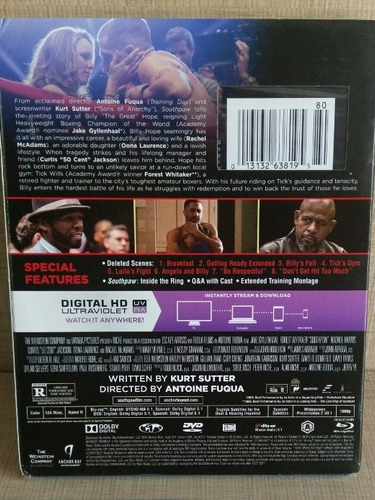 Southpaw Revancha Película Blu Ray Nueva Original Sellada