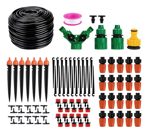 Sistema De Riego: Tubos Ajustables Para Nebulización Y Goteo