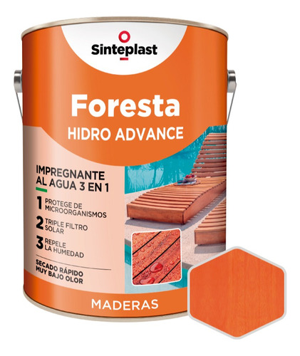 Foresta Hidro Advance Sinteplast | 20 Lts | +5 Colores