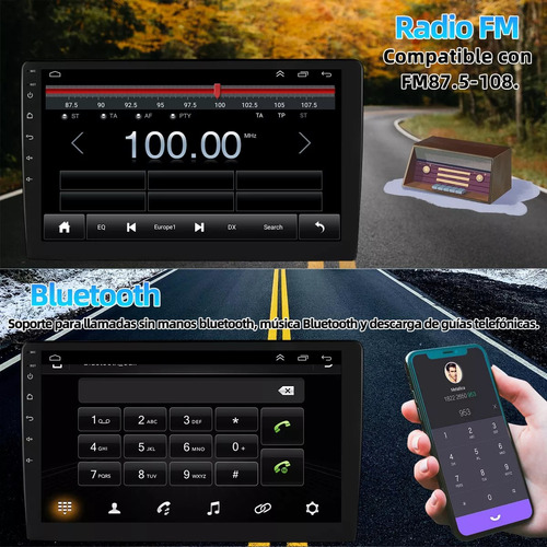 Autoestéreo Carsapro CarPlay 2+32g Para Chevrolet S10 Max 2021-2023 Auto Estéreo Pantalla Táctil Ips Android Cámara Mirror Link Wifi Bluetooth FM BT HD AUX TF USB pantallas para carro Negro