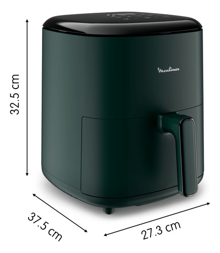Freidora De Aire Easy Fry Max 5l Forest Color Verde oscuro