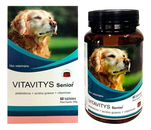 Suplemento Senior Nutrasyn Vitavitys Multivitamínico Cães 60