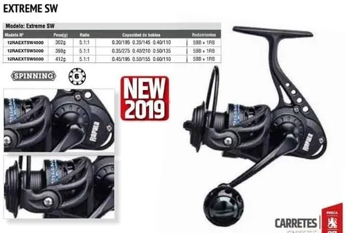 Carrete Rapala Extreme Saltwater 5000 Sellado,envio Gratis