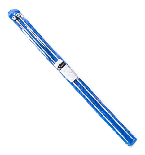 Imagen 3 de 4 de Agujas Tricot De Aluminio Marca Silver N° 3 Por Par.