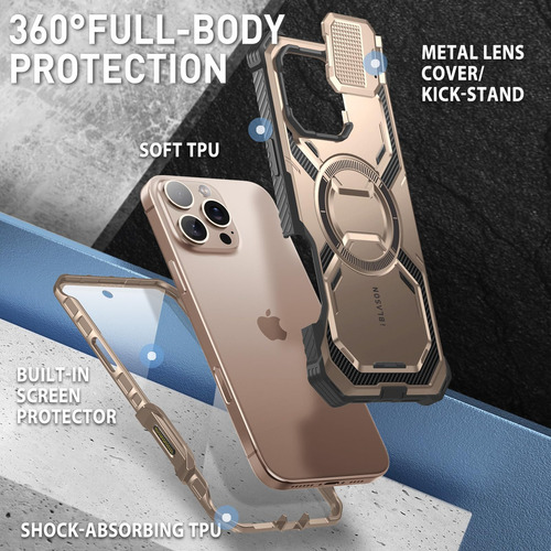Funda De Teléfono I-blason Armorbox Para iPhone 16 Pro Max Con Magsaf