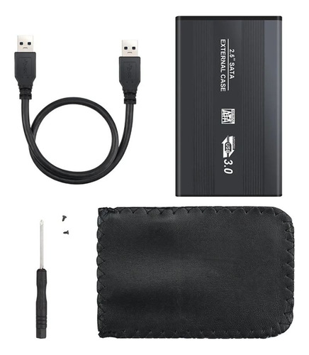 Imagen 2 de 5 de Caja Externa Case Sata Disco Duro 2.5'' Usb 3.0 Laptop Port