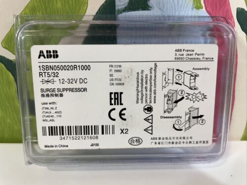 2/pk Abb Components 1sbn050020r1000 Surge Suppressor Vol Cce