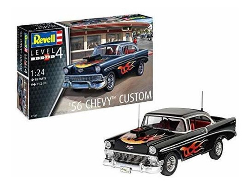 Revell 07663 1:24 '56 Chevy Custom Plastic Model Kit 1/24