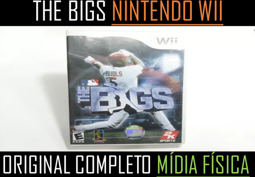 The Bigs Nintendo Wii Original Completo Mídia Física (usa)