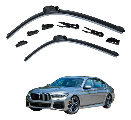 2 Plumas Limpiaparabrisas Reluvsa P/ Bmw 745e Xdrive 2021