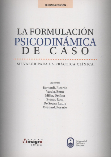 Libro: La Formulación Psicodinámica De Caso