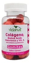 Comprar Gomitas Colageno Biotina Acido Hialuronico 60 Gomitas Cereza