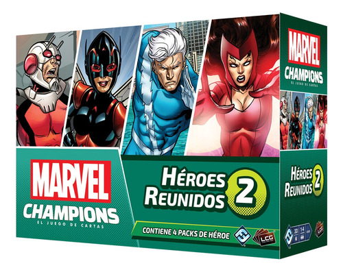 Marvel Champions  4 Pack De Heroes Reunidos 2 Español