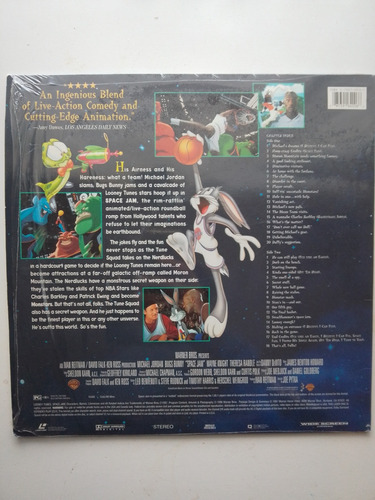 Space Jam Bugs Bunny Michael Jordan Laser Disc 1997 (Usado)