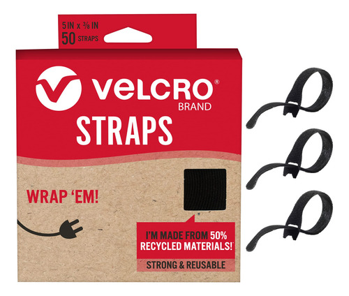 Velcro Brand Colección Eco | Correas Pequeñas De 5 Pulgadas