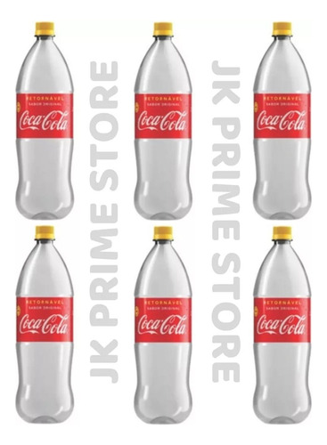 Garrafa De Coca Cola Retornavel 2 Litros 6 Unidades (Usado)
