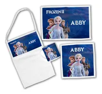 Comprar Set De Jardin 4 Piezas (taza-servilleta-mantel-toalla) Frozen Ana Elsa Pelicula