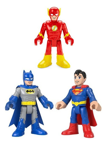 Figura Acción Batman Superman Flash Imaginext