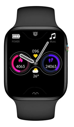 Reloj Inteligente Smartwatch Hw22 Pro Ios Android Color de la caja Negro