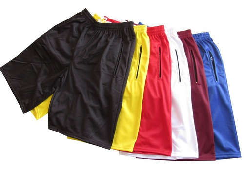 Imagem 8 de 9 de Kit 4 Bermuda Masculina Praia Zíper Fitness Academia Esporte