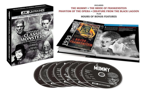 Universal Classic Monsters  Icons Of Horror Collection - 4k