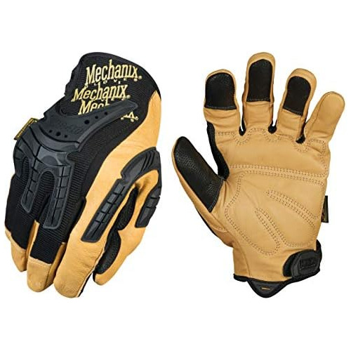 Cg Heavy Duty Leather Work Gloves (xxlarge, Brown/black...