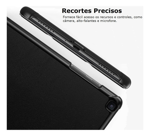 Case + Teclado+mouse Bluetooth Abnt2 Para Galaxy Tab S9 Fe+