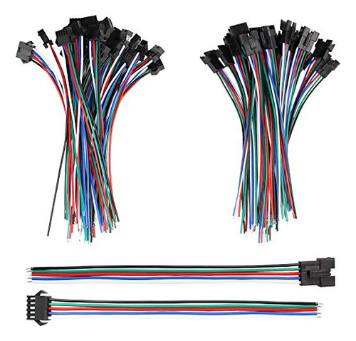 20 Pares De Conectores Led Mxuteuk Jst Sm De 22 Awg  5 Pines