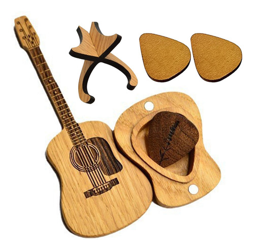 Estuche Para Púas De Guitarra Caja Para Púas De Guitarra Org