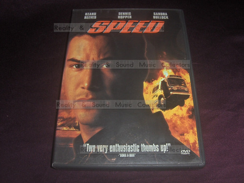 Speed Pelicula Dvd Region 1 Keanu Reeves Sandra Bullock